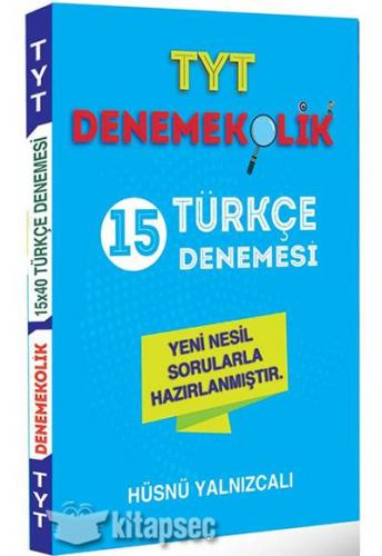 TYT Türkçe Denemekolik 15 Denemesi Feybe Yayınları