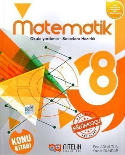 Nitelik Yayınları 8. Sınıf Matematik Konu Kitabı