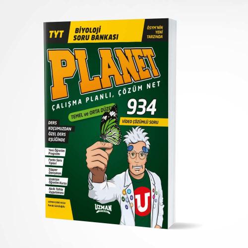 TYT Planet Biyoloji Temel-Orta Düzey Soru Bankası Uzman Yayınları