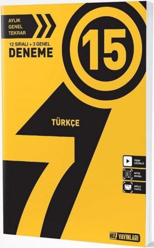 Hız Yayınları 7. Sınıf Türkçe 15 Deneme