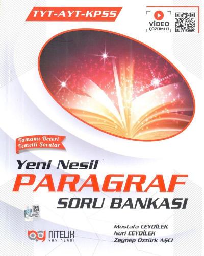 Nitelik Yayınları TYT AYT KPSS Paragraf Soru Bankası