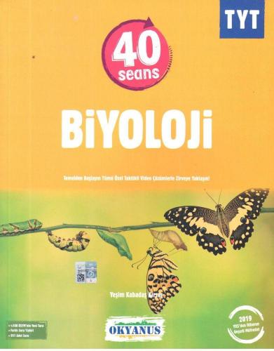 Okyanus Yayınları TYT 40 Seans Biyoloji Soru Bankası