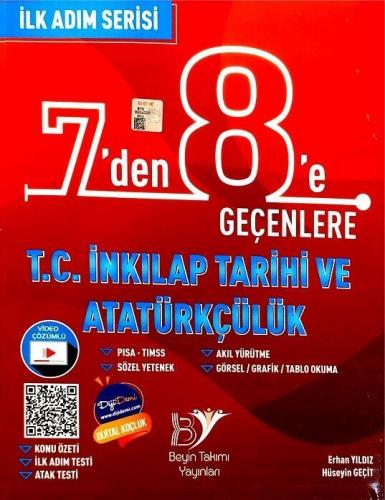 Beyin Takımı 7 Den 8 e Geçenlere T. C. İnkılap Tatihi ve Atatürkçülük İlk Adım Serisi Soru Bankası