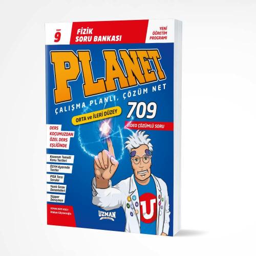 Uzman Yayınları Planet 9. Sınıf Fizik Orta-İleri Düzey Soru Bankası