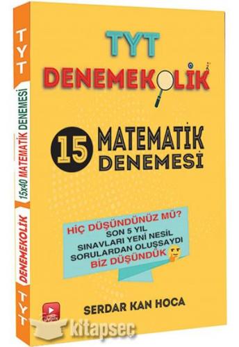 TYT Matematik Video Çözümlü Denemekolik 15 Denemesi Feybe Yayınları