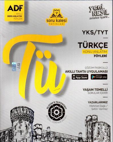 Soru Kalesi Yayınları TYT Türkçe Çek Kopart Akıllı Konu Anlatım Föyü