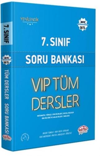 Editör Yayınları 7. Sınıf VİP Tüm Dersler Soru Bankası