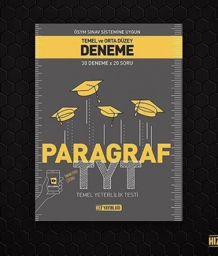 HIZ YAYINLARI TYT TEMEL VE ORTA DÜZEY PARAGRAF DENEME 2021