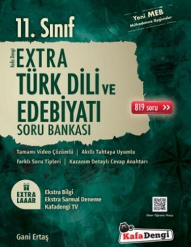 Kafa Dengi Yayınları 11. Sınıf Türk Dili ve Edebiyatı Extra Soru Banka