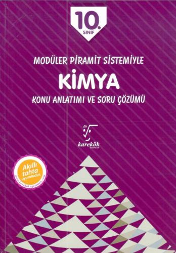 Karekök Yayınları 10. Sınıf Modüler Piramit Sistemiyle Kimya Konu Anla