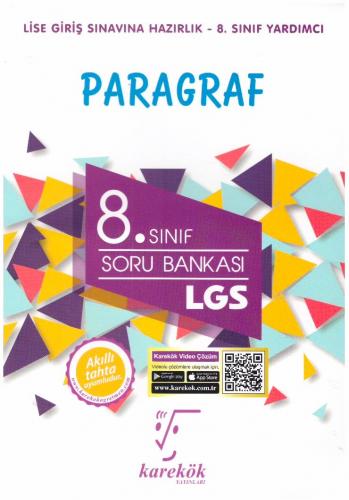 Karekök Yayınları 8. Sınıf LGS Paragraf Soru Bankası