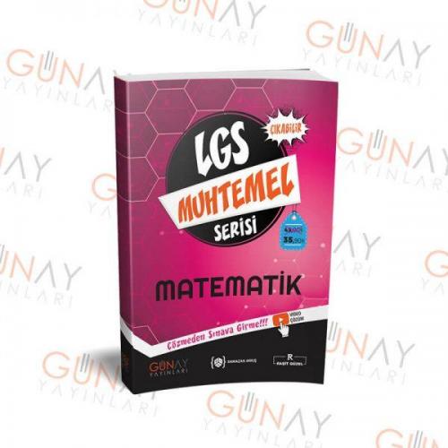 GÜNAY YAYINLARI LGS MUHTEMEL SERİSİ MATEMATİK SORU BANKASI