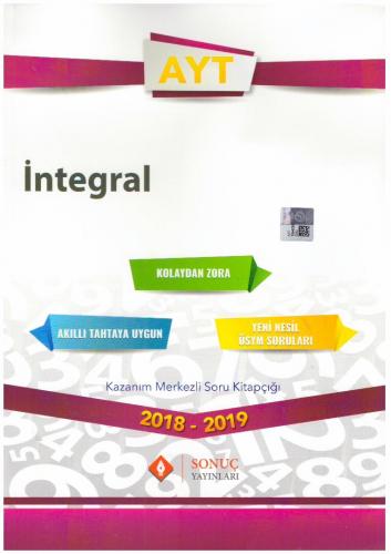 Sonuç AYT integral Soru Kitapçığı