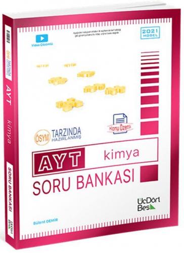 ÜçDörtBeş Yayınları AYT Kimya Soru Bankası