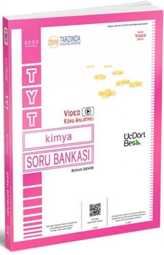 ÜçDörtBeş Yayınları TYT Kimya Soru Bankası