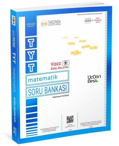 ÜçDörtBeş Yayınları TYT Matematik Soru Bankası