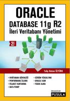 Oracle Database 11g R2 - İleri Veritabanı Yönetimi