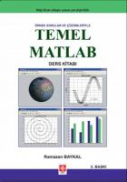 Örnek Sorular ve Çözümleriyle Temel Matlab