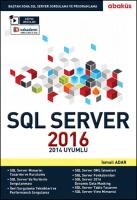 SQL Server 2016 - Baştan Sona SQL Server Sorgulama ve Proglamlama (DVD'li)