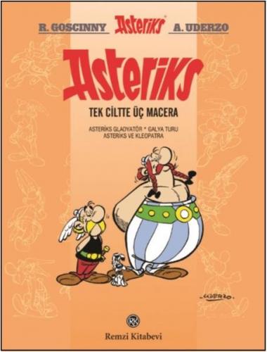 Asteriks-Tek Ciltte Üç Macera 2 (Ciltli Kitap)