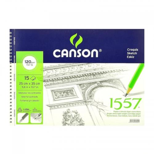 Canson 1557 25X35 15 Yp Resim Blok 120 Gr