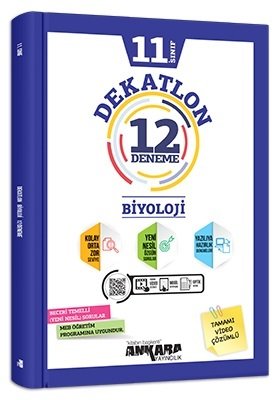 Ankara Yayıncılık 11. Sınıf Biyoloji Dekatlon 12 Deneme