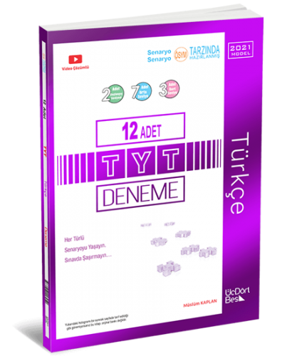 345 - TYT Türkçe 12 Li Deneme - 2021 versiyon