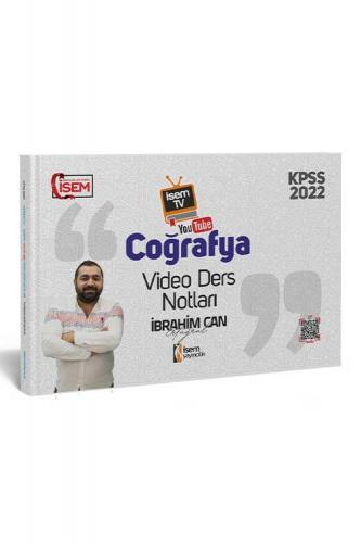 2022 İsem TV KPSS Genel Kültür Coğrafya Video Ders Notu İsem Yayıncılı