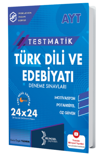 Testmatik Türk Dili Ve Edebiyatı Deneme Sınavları Bilinçsel Yayınları