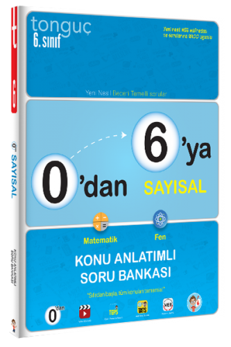 Tonguç Yayınları 0'dan 6'ya Sayısal Konu Anlatımlı Soru Bankası