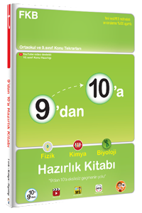 Tonguç Yayınları 9'dan 10'a Fizik Kimya Biyoloji Hazırlık Kitabı