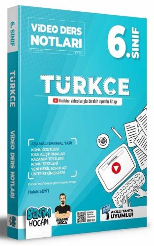 Benim Hocam 6. Sınıf Türkçe Video Ders Notları Benim Hocam Yayınları