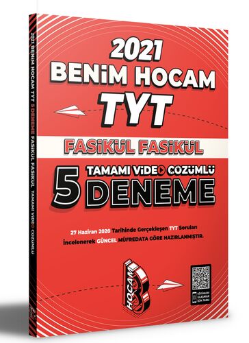 Benim Hocam Yayınları TYT Fasikül Fasikül Tamamı Video Çözümlü 5 Denem