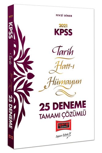 Yargı Yayınları 2021 KPSS Tarih Hatt-ı Hümayun Tamamı Çözümlü 25 Denem