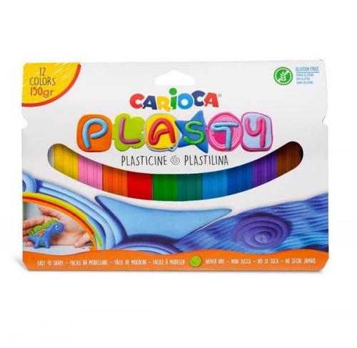 Carioca Plasty Kurumayan Oyun Hamuru 12 Renk - 150 Gr