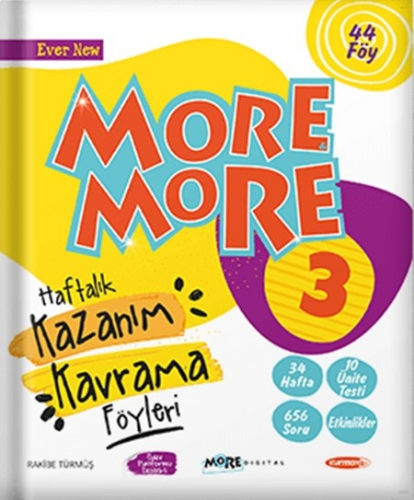 Kurmay ELT More and More English 3 Haftalık Kazanım Kavrama Föyleri Ku