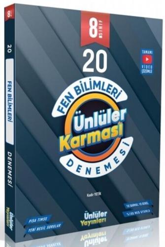 Ünlüler Karması 8. Sınıf Fen Bilimleri 20 Deneme