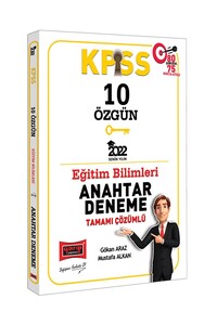 Yargı Yayınları 2022 KPSS Eğitim Bilimleri Tamamı Çözümlü 10 Özgün Ana