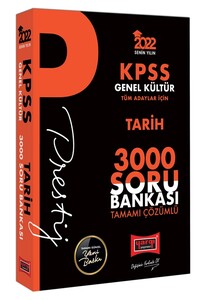 Yargı Yayınları 2022 KPSS Genel Kültür Tarih Prestij Seri Tamamı Çözüm