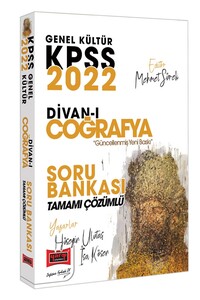 Yargı Yayınları 2022 KPSS Genel Kültür Divan-ı Coğrafya Tamamı Çözümlü