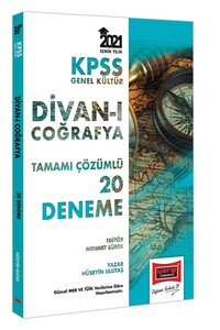 Yargı Yayınları KPSS GK Divanı Coğrafya Tamamı Çözümlü 20 Deneme