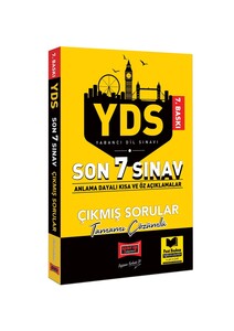 Yargı Yayınları YDS Son 7 Sınav Tamamı Çözümlü Çıkmış Sorular
