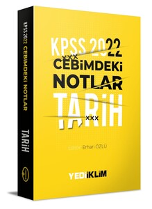 Yediiklim Yayınları 2022 KPSS Cebimdeki Notlar Tarih Kitapçığı