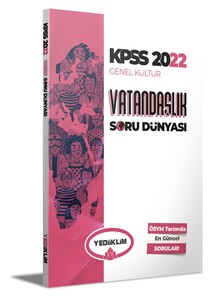 Yediiklim Yayınları 2022 KPSS Genel Kültür Vatandaşlık Soru Dünyası