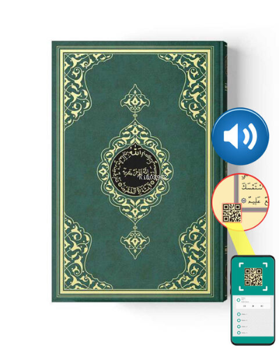2 Renkli Yeşil Orta Boy Kur'An... - Kitapiks.com