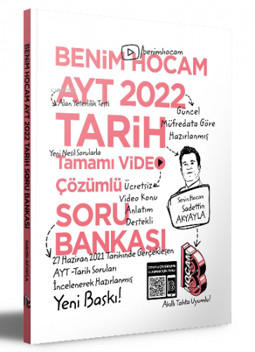2022 AYT Tarih Tamamı Video Çözümlü Soru Bankası - Kitapiks.com