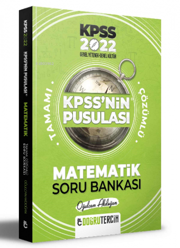 2022 KPSS'NİN Pusulası Matematik Soru Bankası - Kitapiks.com