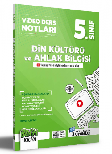 2023 5.sınıf Din Kültürü ve Ahlak Bilgisi Video Ders Notları (Konu Anlatımı)