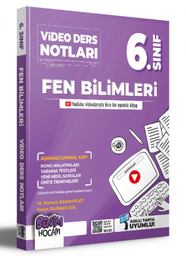 2023 6.sınıf Fen Bilimleri Video Ders Notları (Konu Anlatımı) - Kitapi