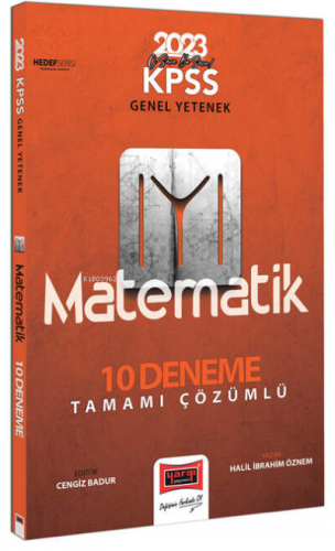 2023 KPSS Genel Yetenek Hedef IYI Serisi Matematik Tamamı Çözümlü 10 Deneme